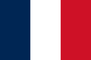 Flag representing France